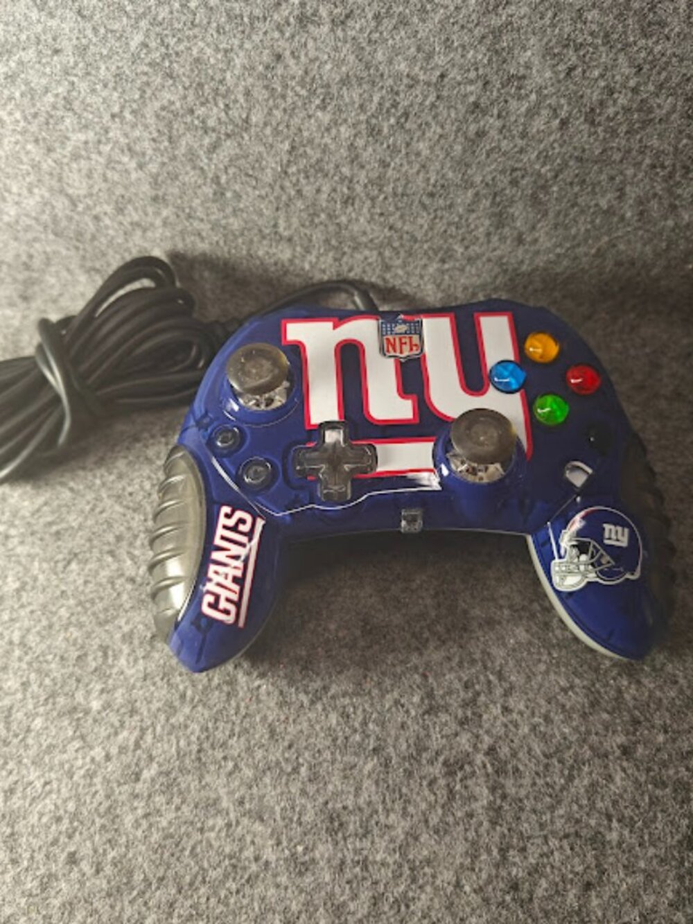 Mad Catz NFL Giants Wired Controller Preowned Original Xbox NY Football